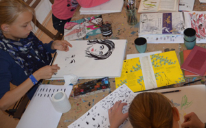 Kindermalkurs in Leipzig mit Künstlerin Susanne Meister - Zeichenkurse für Kinder und Jugendliche